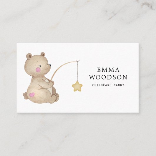 Kinderopvang Nanny Little Beer Vist Visitekaartje (Voorkant)