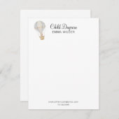 Kinderopvang Notitiekaartje (Voorkant / Achterkant)