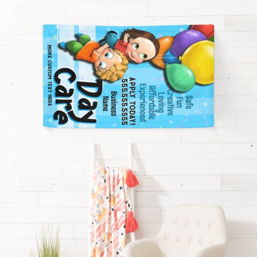 Kinderopvang.Peuteropvang.Kamp.Aangepaste promotie Spandoek (Insitu)