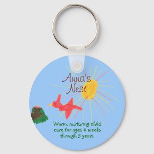 Kinderopvang promotionele sleutelhanger
