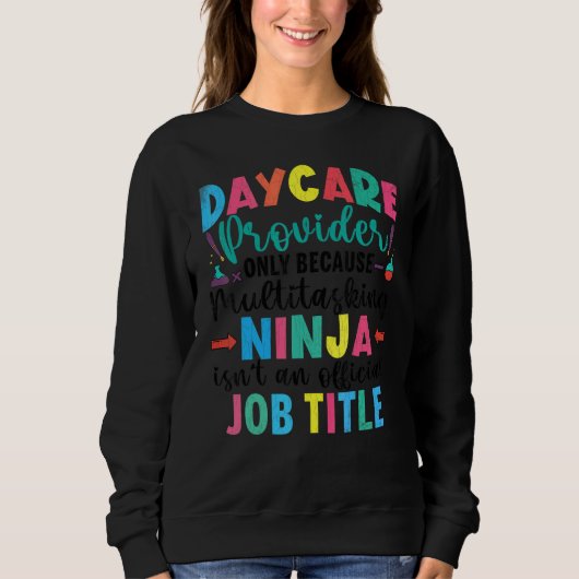 Kinderopvang Provider Ninja Kinderopvang Leraar Gr Trui (Voorkant)