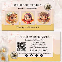 Kinderopvang Verpleegkundige Kinderopvang Foto Visitekaartje