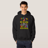 Kinderopvang Vrouw Kinderopvang Kinder Kinderopvan Hoodie (Voorkant volledig)
