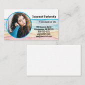 Kinderopvang Waterverf Custom Photo Visitekaartje (Voorkant / Achterkant)