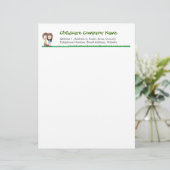 Kinderopvang - zomerkamp - Schoolbriefhoofd Briefhoofd Sjabloon (Staand voorkant)