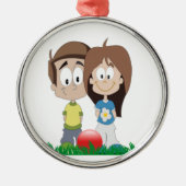 Kinderopvang - zomerkamp - Schoolthema Metalen Ornament (Voorkant)