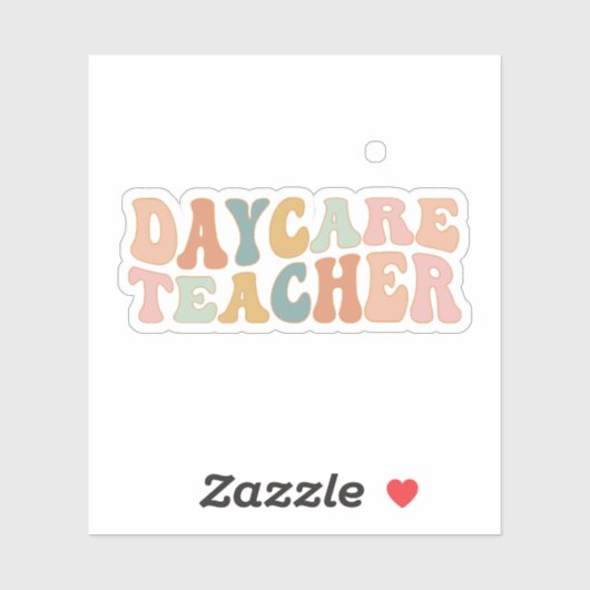 Kinderopvangleraar, kinderverzorger, kinderopvang sticker (Vel)