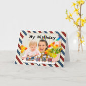  kinderopvoeding kaart (Gele Bloem)