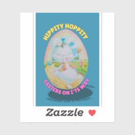 Kinderpaas hippie-hoppiteit sticker