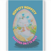 Kinderpaas hippie-hoppiteit sticker (Voorkant)