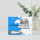 Kinderparadies Dithmarschen Briefkaart (Staand voorkant)
