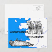 Kinderparadies Dithmarschen Briefkaart (Voorkant / Achterkant)
