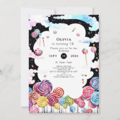 Kinderparadijs Candyland Verjaardag Kaart (Voorkant)