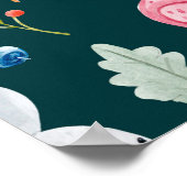 Kinderpatroon in waterverf techniek. poster (Hoek)