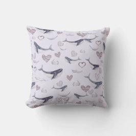 Kinderpatroon met dekzeilvissen, wolken en hart kussen