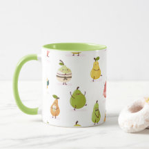 Kinderpatroon van leuke peren