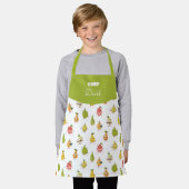 Kinderpatroon van leuke peren schort (Gedragen)