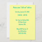 Kinderpinguïn in Pet van de partij Kaart (Achterkant)