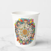 Kinderpiratenkostuumfeest Papieren Bekers (Voorkant)