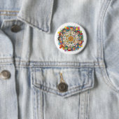 Kinderpiratenkostuumfeest Ronde Button 5,7 Cm (In situ)