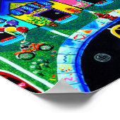 Kinderplanetenruimteschakelaar over de hele wereld poster (Hoek)