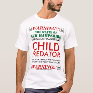 KINDERPREDATOR, de staat NH is ... T-shirt