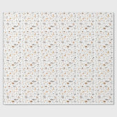 Kinderpret ABC Wilde Dieren Cadeaupapier (Vlak)