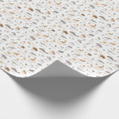 Kinderpret ABC Wilde Dieren Cadeaupapier (Hoek)