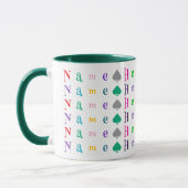 Kinderpret, Kleurrijke Aangepaste 16 Monogram, Naa Mok (Links)