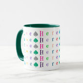 Kinderpret, Kleurrijke Aangepaste 16 Monogram, Naa Mok (Voorkant links)