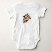 kinderproduct te koop witte babyoverall romper (Achterkant)