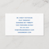 Kinderpsycholoog Visitekaartje (Achterkant)