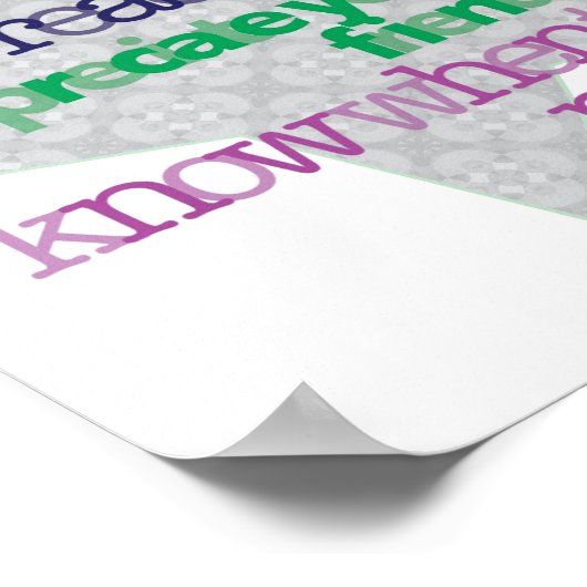 Kinderregels voor Levensposter Poster (Hoek)