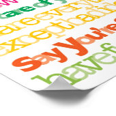 Kinderregels voor Poster in spelen (Hoek)