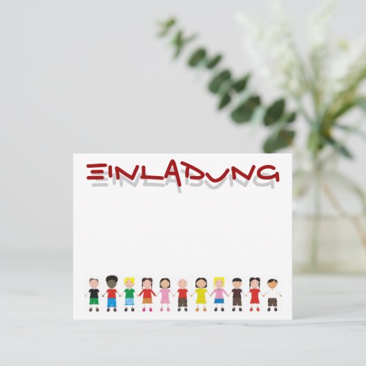 Kinderrij Briefkaart (Staand voorkant)