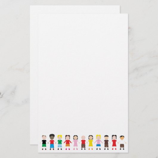 Kinderrij Briefpapier (Voorkant / Achterkant)