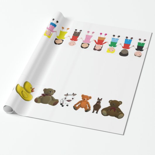 Kinderrij Cadeaupapier (Uitgerold)