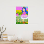 kinderrijmpje cartoon leuk little bo-peep heeft ve poster (Keuken)