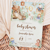 Kinderrijmpjes Baby Shower Kaart