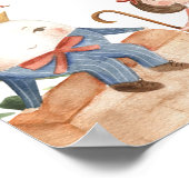 Kinderrijmpjes Baby Shower Welkomstbord Poster (Hoek)