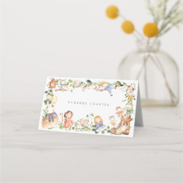 Kinderrijmpjes Buffet Eten Labels Plaatskaartje