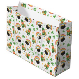 Kinders kleurplaat stijl leuk St. Patrick's Day Groot Cadeauzakje