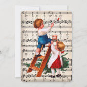 Kinderschilder Feestdagenkaart (Voorkant)