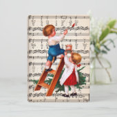 Kinderschilder Feestdagenkaart (Staand voorkant)