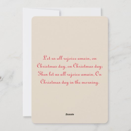 Kinderschilder Feestdagenkaart (Achterkant)