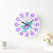 Kinderschildpadkunst paarse witte klok (Huis)