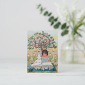 Kinderschrijver, leraar Visitekaartje (Staand voorkant)