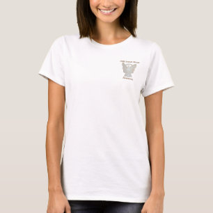 Kinderseksueel misbruik Awareness Ribbon Angel Shi T-shirt