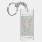 Kinderseksuele bewustwording Ribbon Sleutelhanger (Voorkant Links)