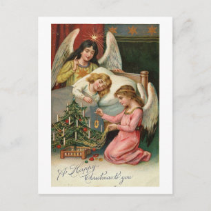 Kinderslaap met Angels Briefkaart